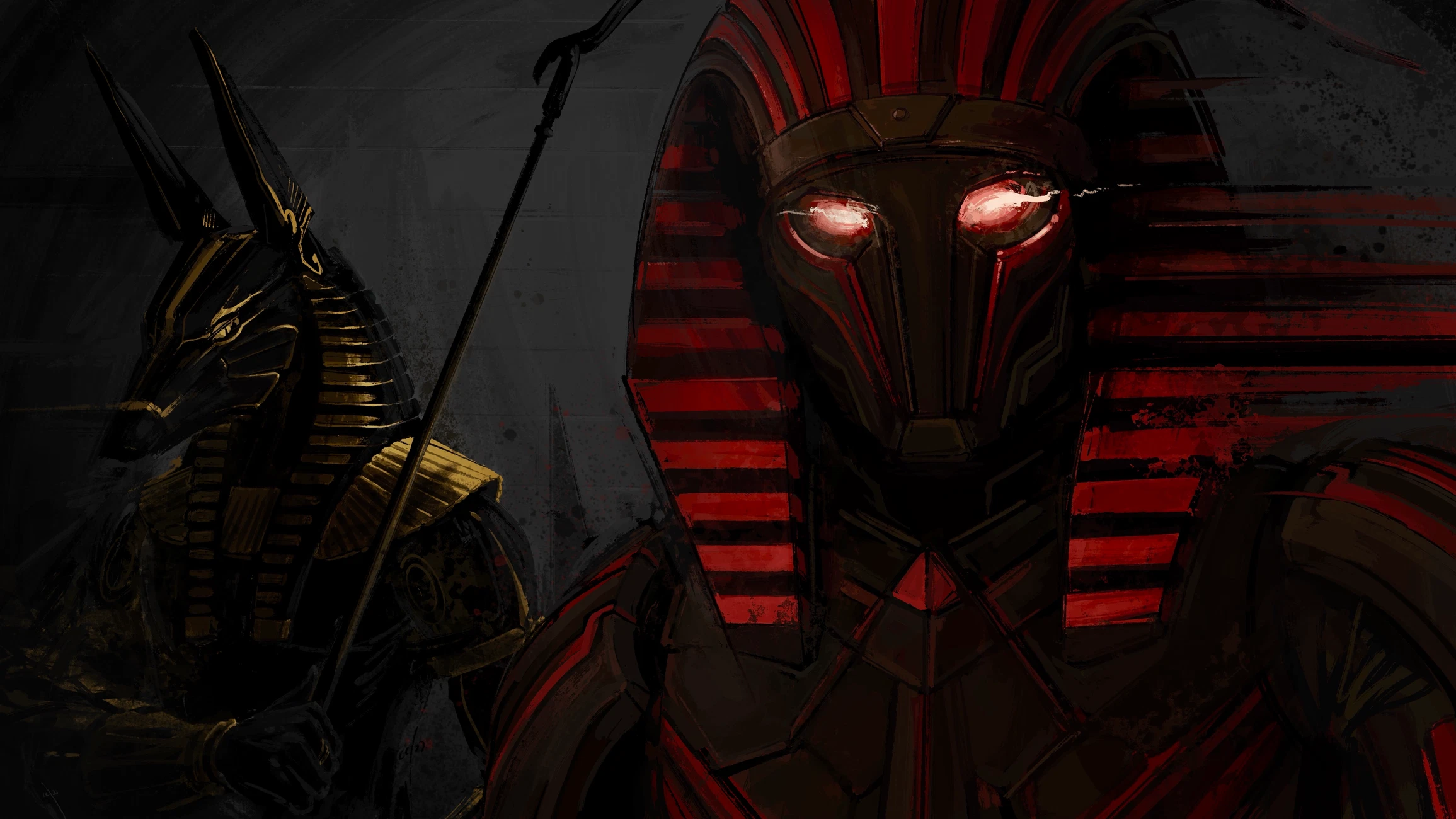 Pharaoh & Anubis
